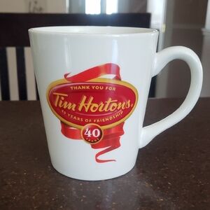 Tim Hortons 40th Anniversary Mug - 2004 Limited Edition Coffee Cup #004